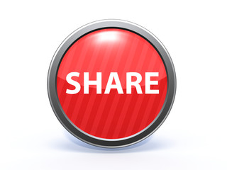 share circular icon on white background