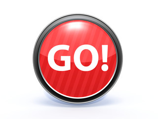 go circular icon on white background