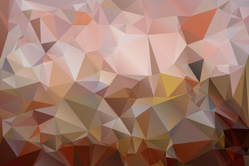 Fototapeta premium Triangles background in shades of brown color