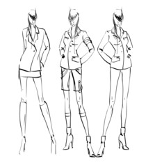 SKETCH. fashion girls
