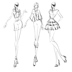 SKETCH. fashion girls
