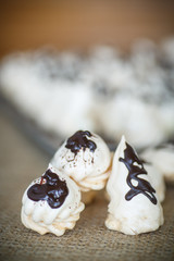  classic sweet meringue with chocolate