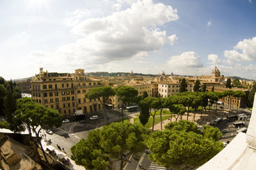Fototapeta na wymiar Rzym w słoneczny dzień