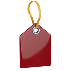 Fototapeta premium Red price tag