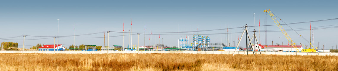 Fototapeta na wymiar plant and storage facilities