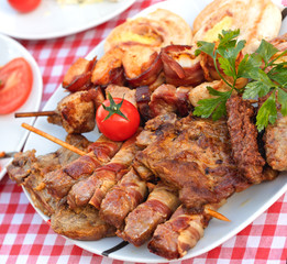 Grilled meat - tasty meal