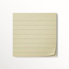 blank stick note paper