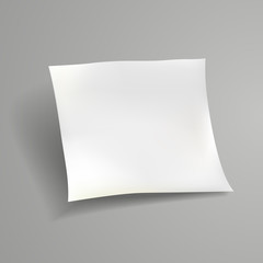 blank paper sheet template