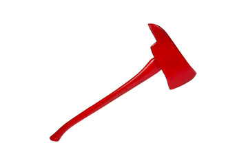 Fire Axe isolated on white background.