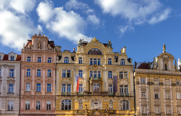 Fototapeta na wymiar Jugendstil-Architektur in Prag