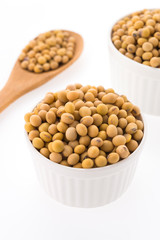 Soybean isolated on white background