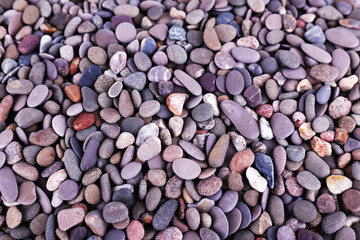 Sea stones as background
