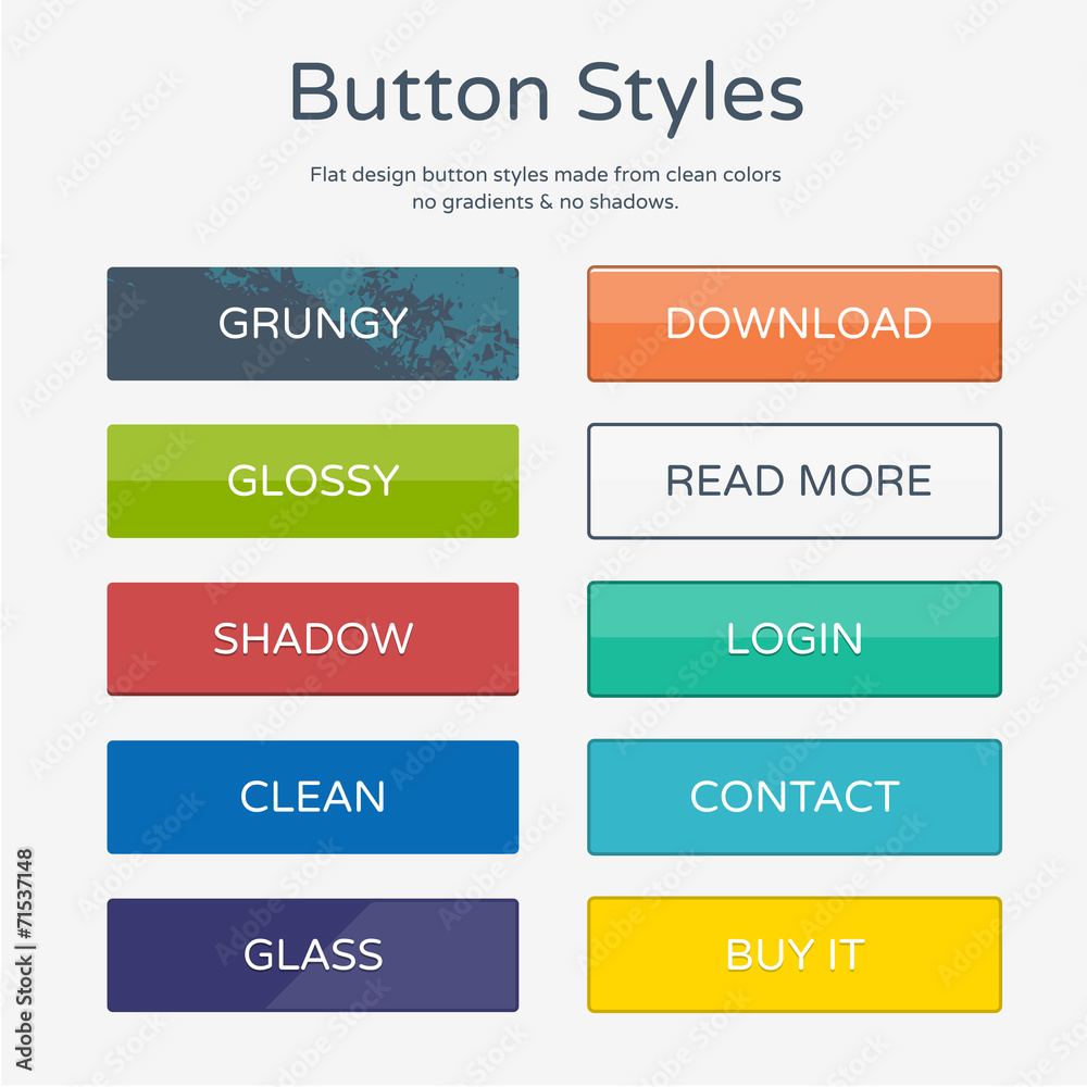 Poster button styles