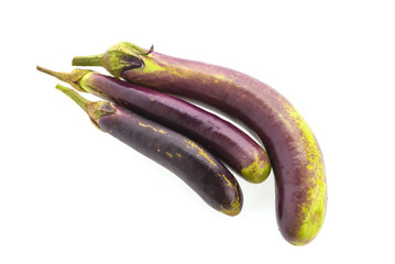 Egg plant isolated on white background