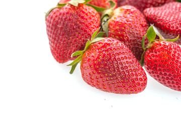 Strawberry isolated on white background