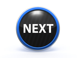 next circular icon on white background