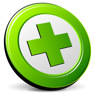 cross green icon