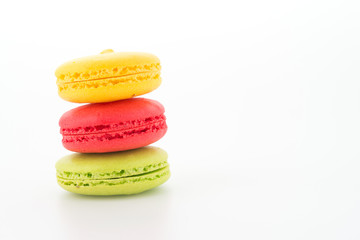 Macaroon isolated on white background