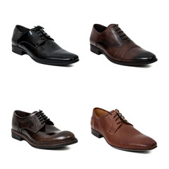 Collection of man shoes.
