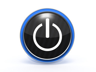 power circular icon on white background