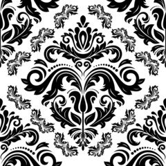 Damask Seamless Vector Pattern. Orient Background