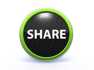 share circular icon on white background
