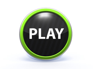 play circular icon on white background
