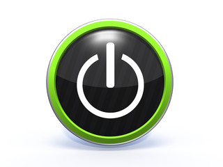 power circular icon on white background