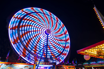 Ferris Wheel at Night