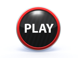 play circular icon on white background