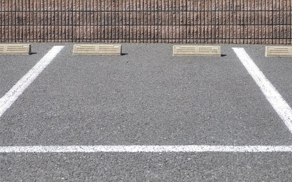 Empty outdoor space in a Parking Lot
