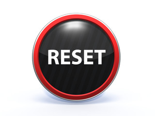 reset circular icon on white background