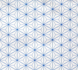 Close - up White and blue paper pattern
