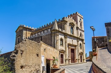 Fototapeta na wymiar Church Santa lucia,Savoca,Sicily.