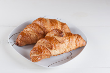 croissants light and tasty breakfast