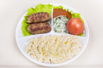 set menu for aircraft