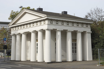 Obraz premium Torhaus vom Ratinger Tor in Düsseldorf, NRW, Deutschland