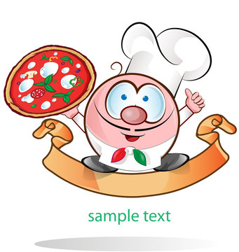 italian chef cartoon