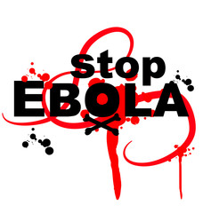 ebola virus design on white background