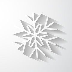 Paper snowflake applique.