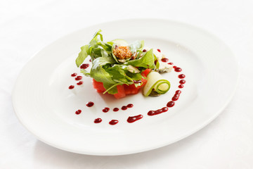 salad with watermelon