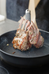 fried lamb chops