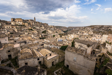 Fototapeta na wymiar view of Matera, Balsilicata, Italy