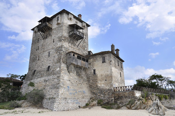 Fototapeta na wymiar Tower of Andronikos, Ouranopoli