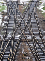 Fototapeta premium railroad tracks