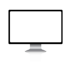 Modern Screen Monitor Vector