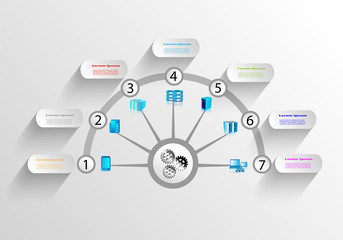 Enterprise application Integration and technology Infographics