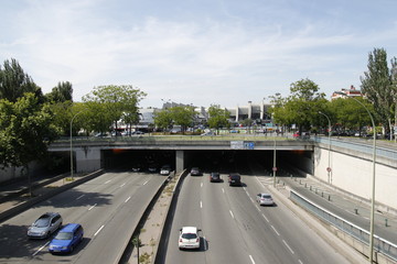 Trafic sur le périphérique à Paris	
