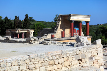 Knossos Palace Ruins, Heraklion Crete