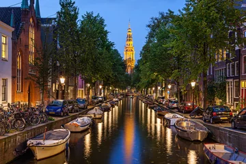 Fotobehang Amsterdam Amsterdamse grachten